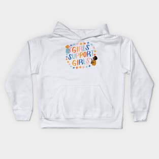 Girls Support Girls by Oh So Graceful Kids Hoodie